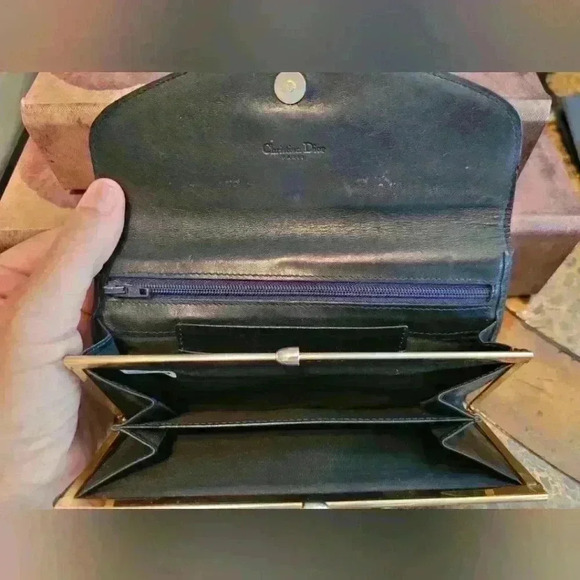 Christian Dior Navy Blue Vintage Wallet - Picture 7 of 10